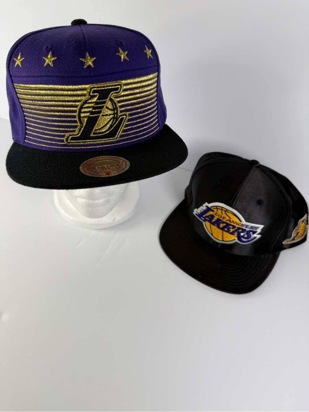 Los Angeles Lakers Purple & Black Snapback Hats